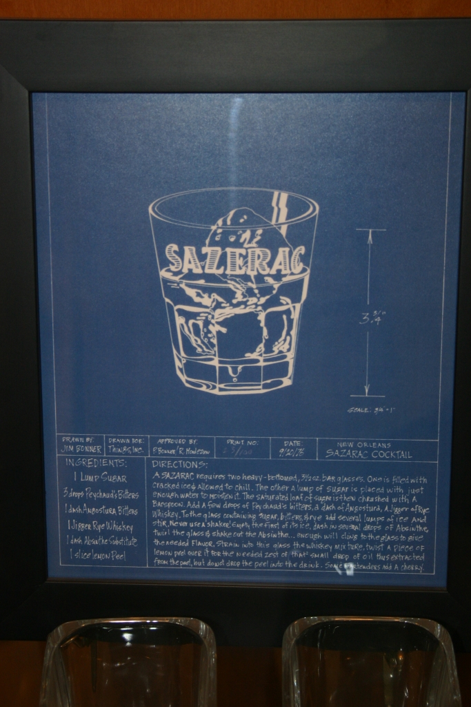 Sazerac Blueprint Blueprint of a Sazerac in the Buffalo Trace gallery